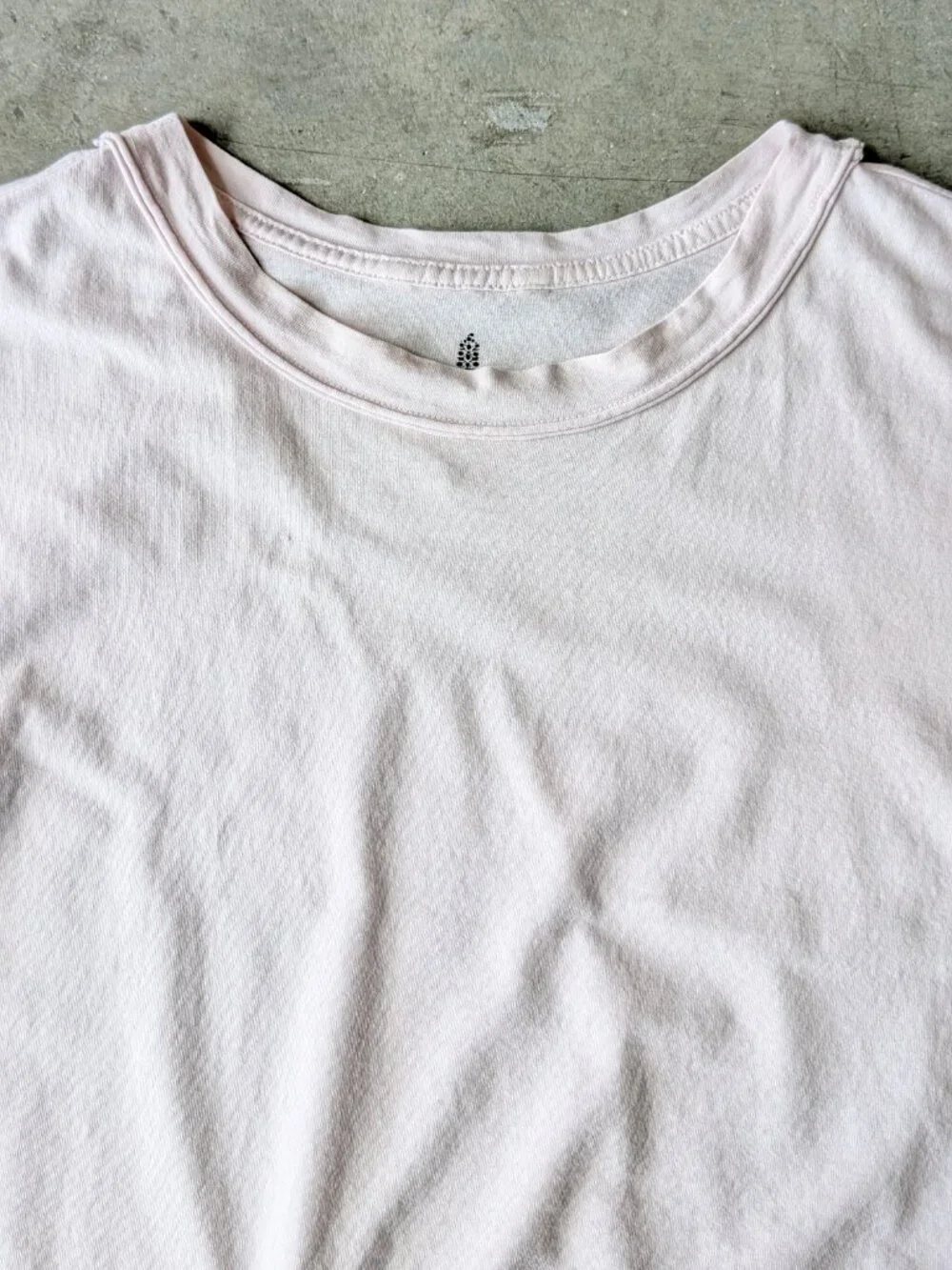 Free People Movement Inspire Tee Oversized Cropped Pastel Pink small - Picture 3 of 9